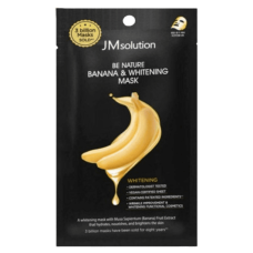 Тканинна маска вибілювальна з екстрактом банана JMsolution Be Nature Banana & Whitening Mask